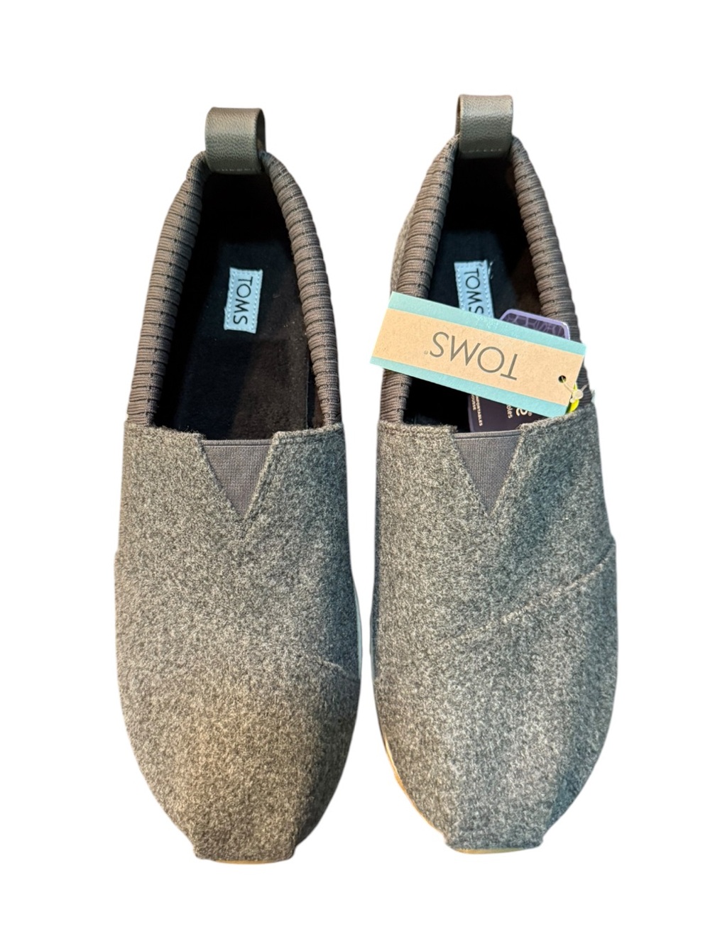 Toms Men's Gray Slip-On Loafers